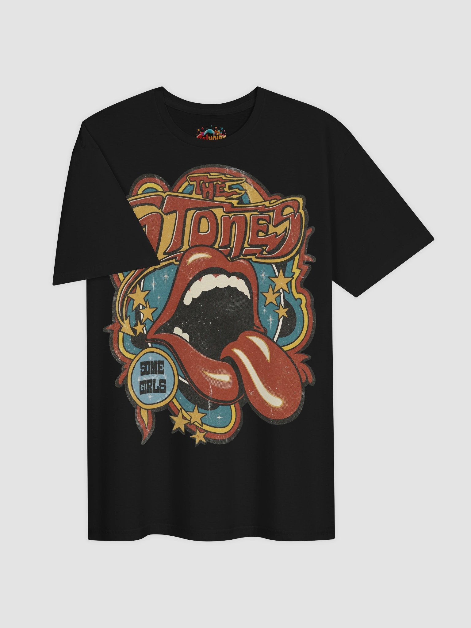 The Rolling Stones Some Girls T-Shirt | Iconic Lips Tongue Logo | 1978 Punk Disco Era Classic Rock Collector Tee product image (18)
