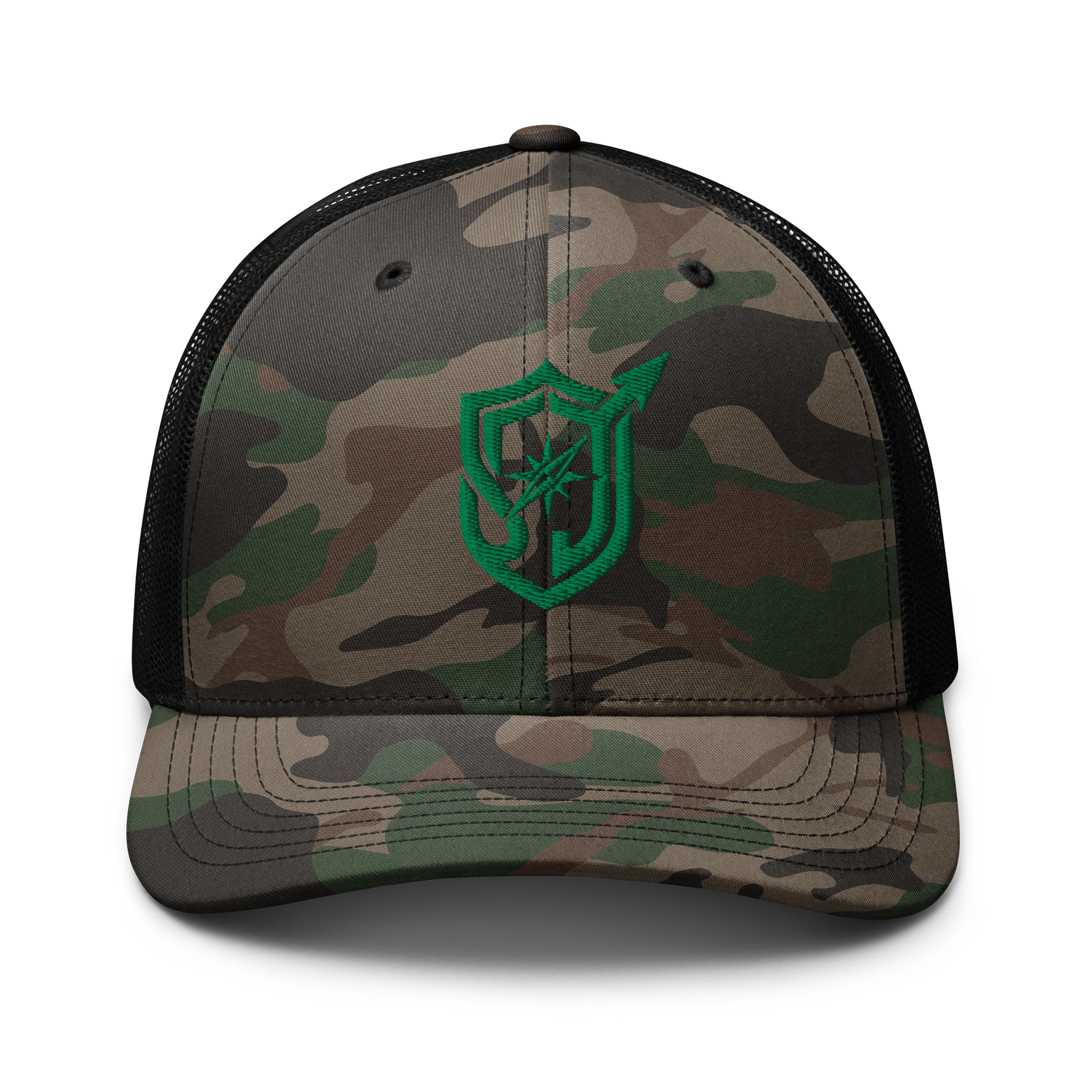 Camo Trucker Hat - Verdant Mark product image (1)