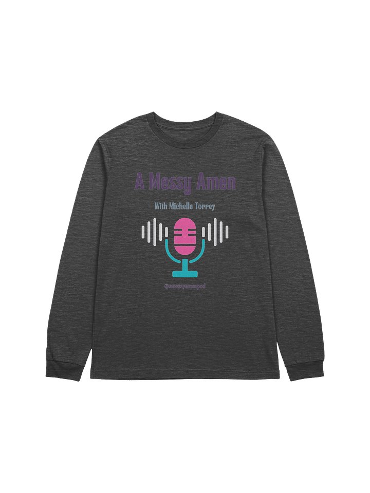 A Messy Amen Long Sleeve Tee Bella + Canvas product image (1)