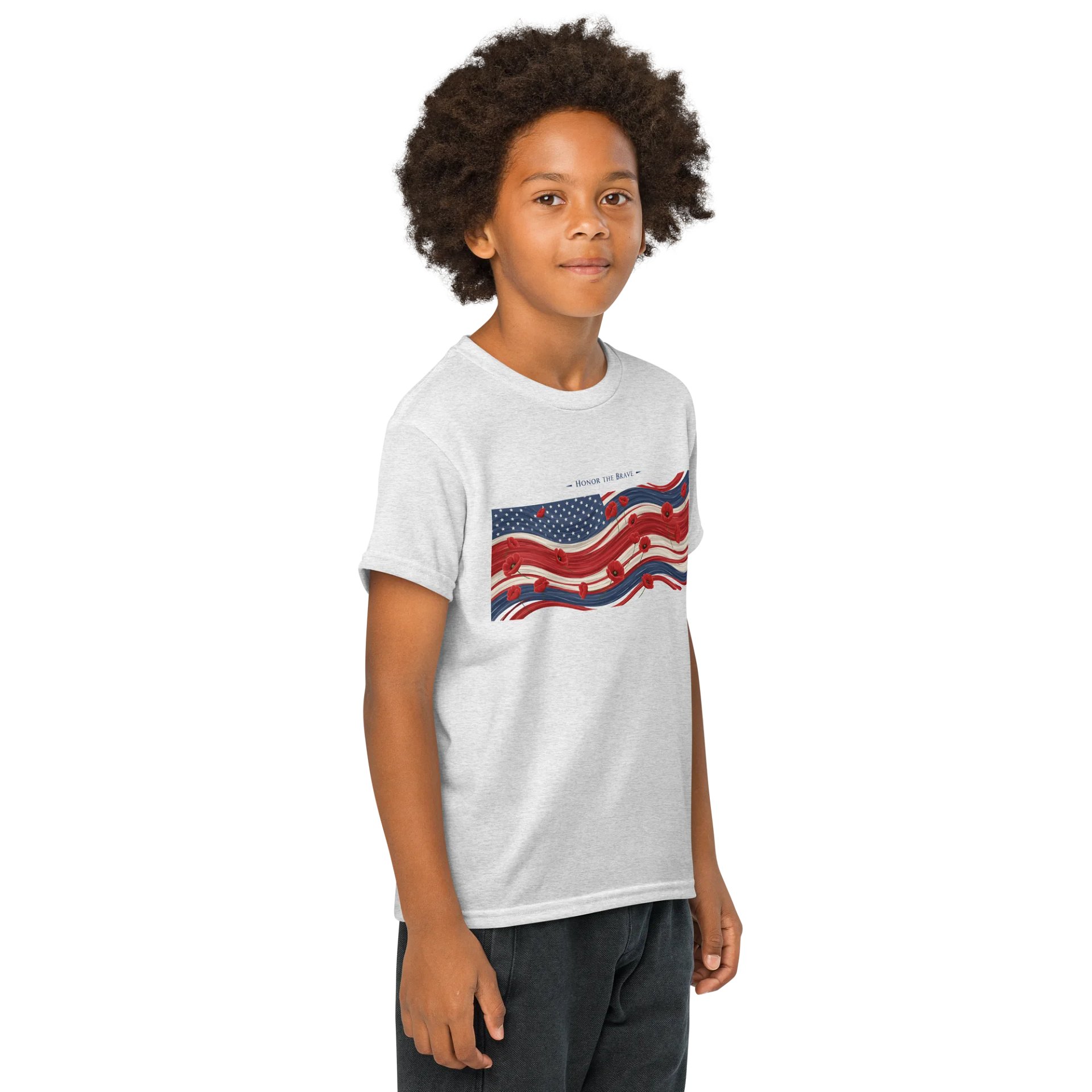 Patriotic Poppies Youth Sports Tee product image (52)