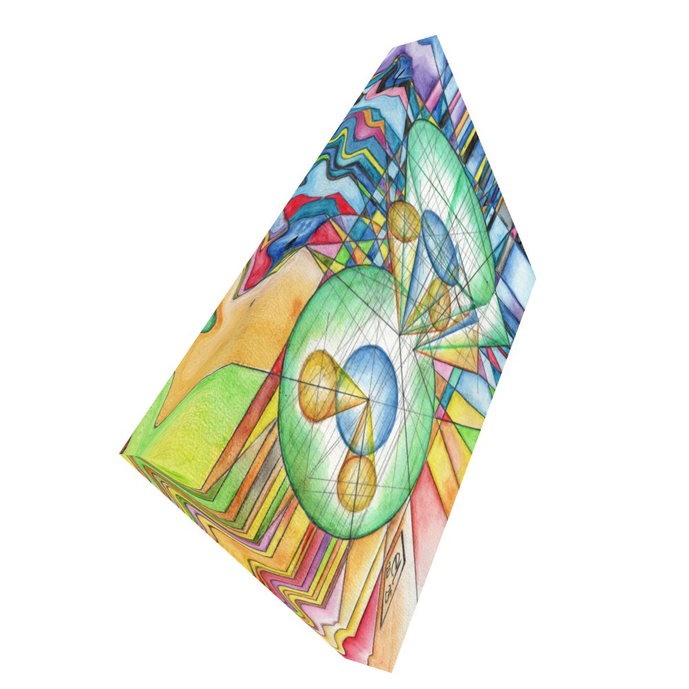 Poinsot's Gyroscope - Geometric Physics Art Canvas Print product image (4)