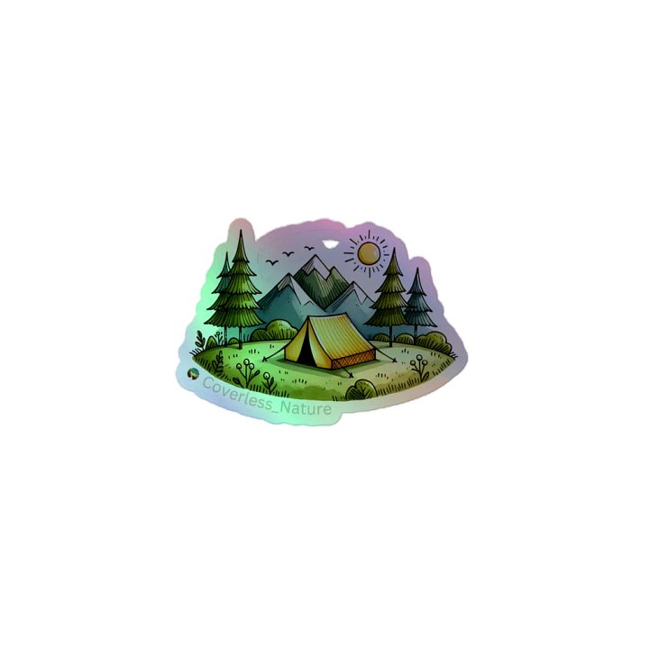 Holographic Camping Dreams Sticker Sheet product image (1)