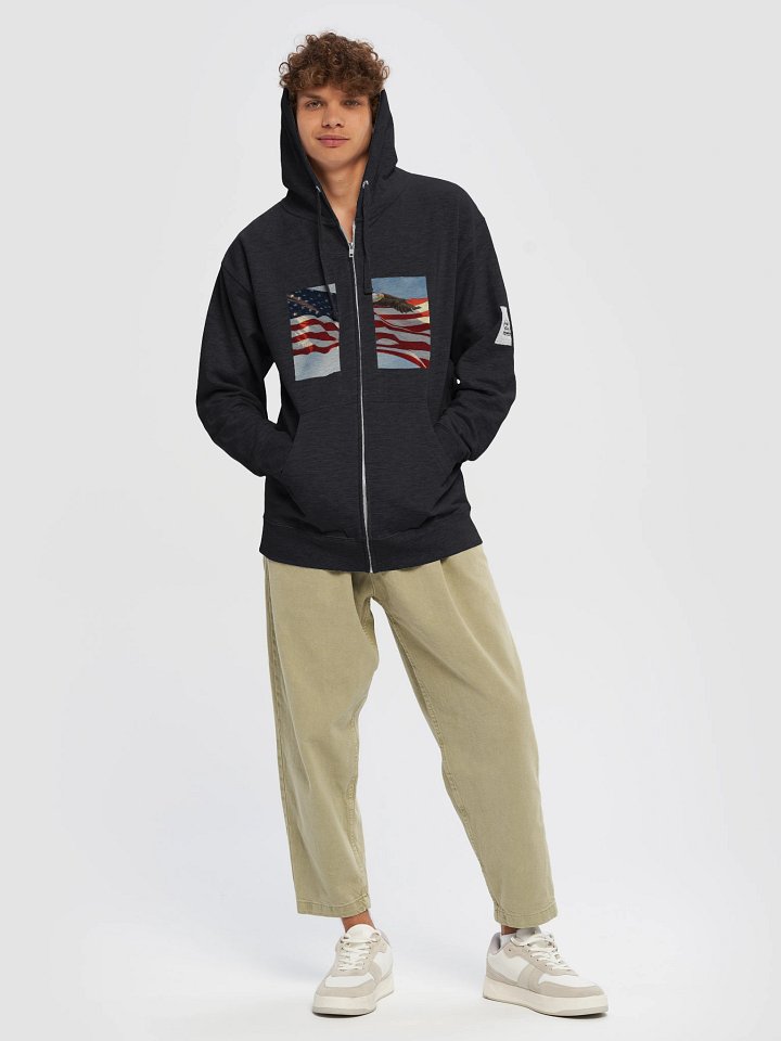 Patriotic Flight Fleece Zip-Up Hoodie product image (2)
