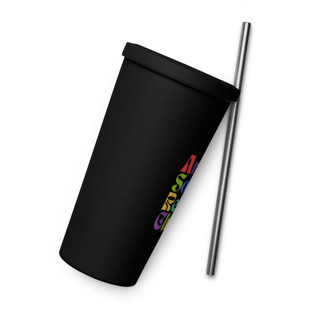 Colorful Insulated Tumbler: Anti Social Reptile Club Edition product image (9)