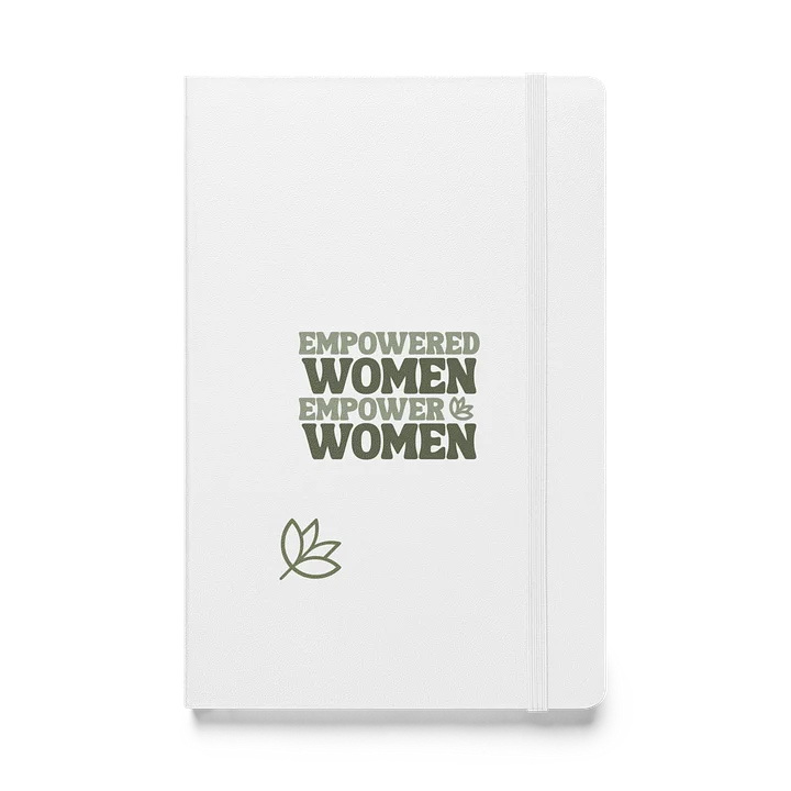 Empowered Lotus Hardcover White & Green Journal product image (1)