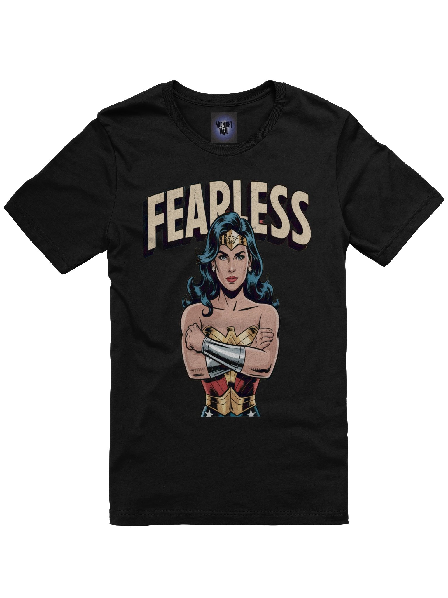 Wonder Woman Fearless Stance Supersoft T-Shirt product image (3)
