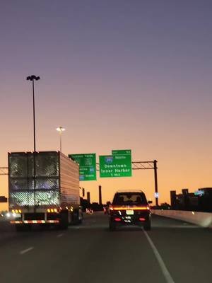 The Baltimore skyline at night varies greatly by location.