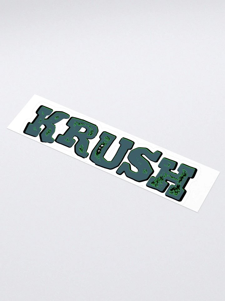 Krush Vinyl Sticker 💣🐾 product image (1)