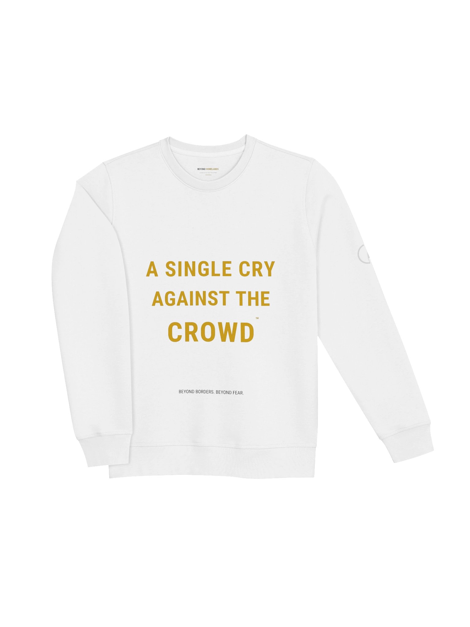 A Single Cry Against the Crowd™ Organic Signature Sweatshirt product image (3)
