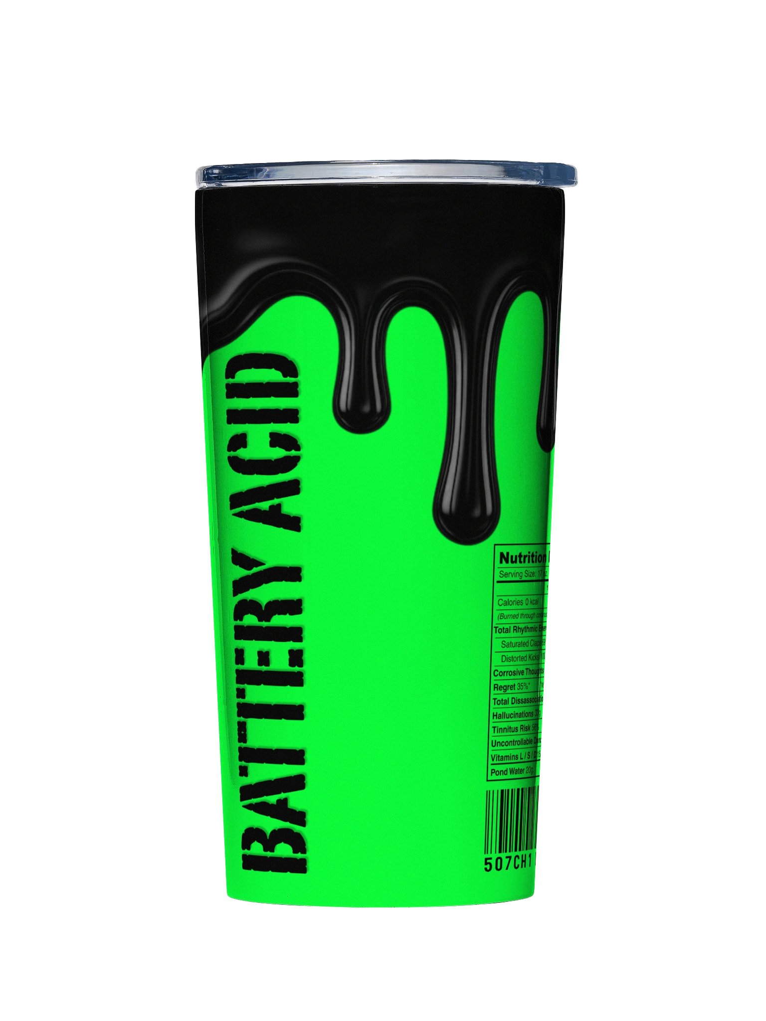 STAINLESS STEEL BATTERY ACID RECEPTACLE [ACID GREEN] product image (1)