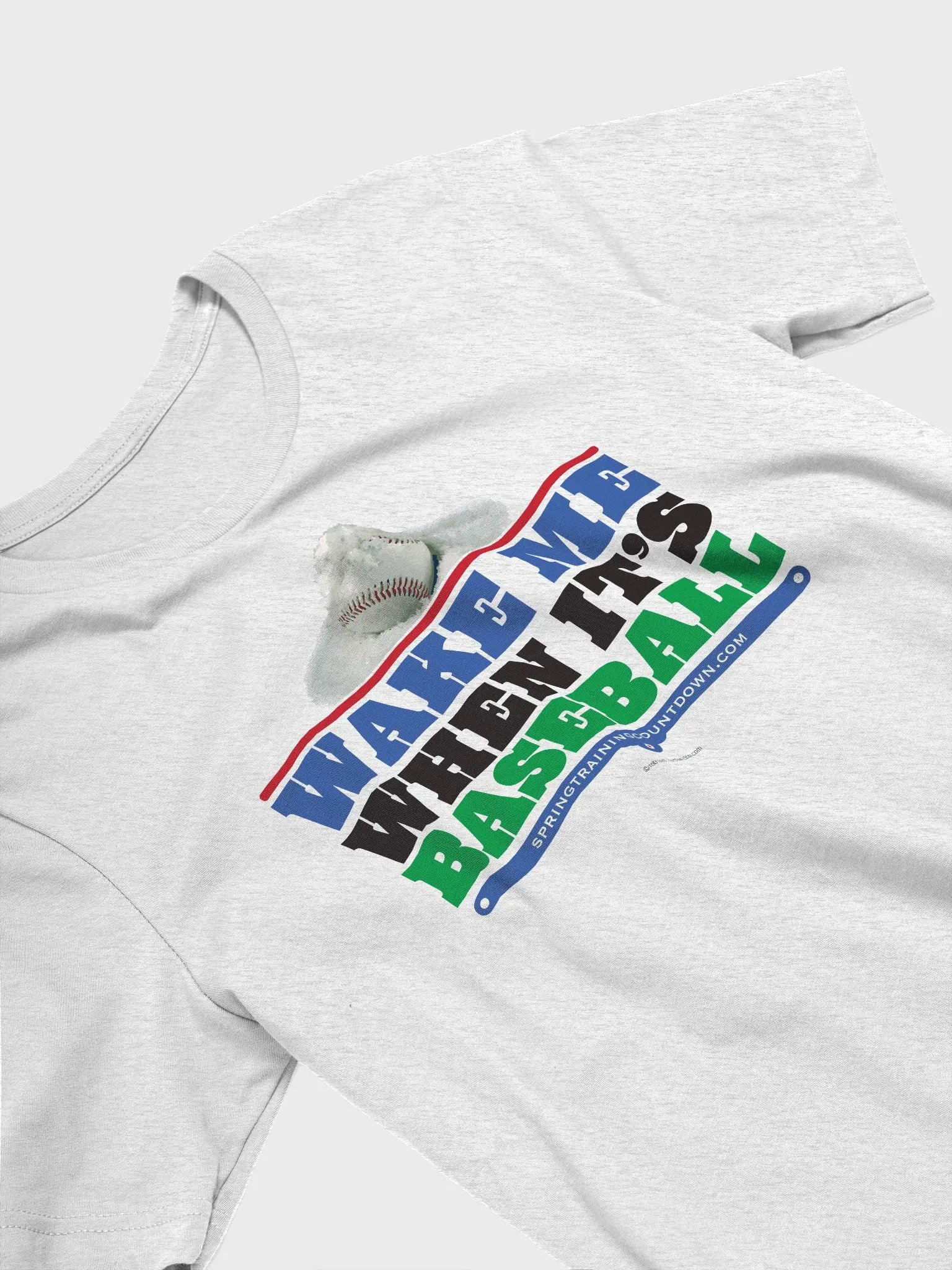 Wake Me When It's Baseball Tee product image (2)