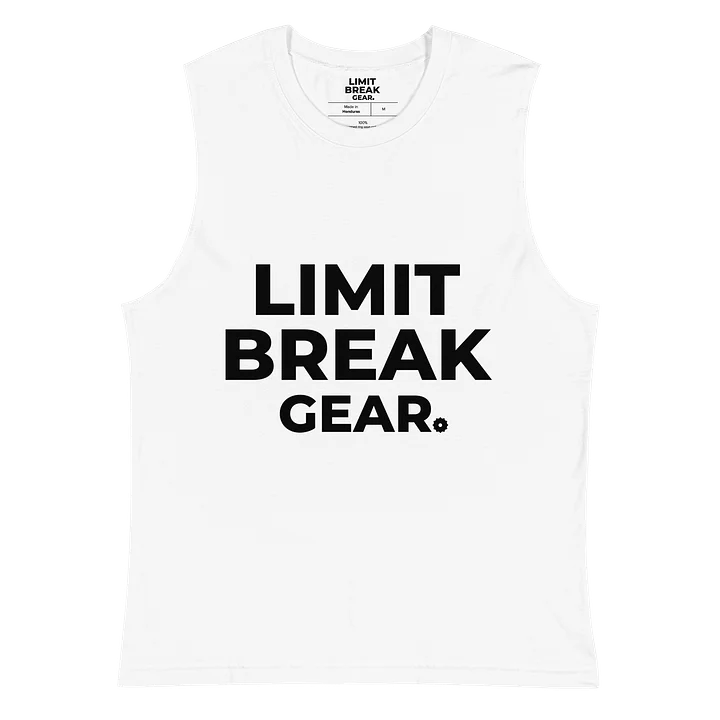 Limit Break Gear Shatter Muscle Tank - black logo product image (2)