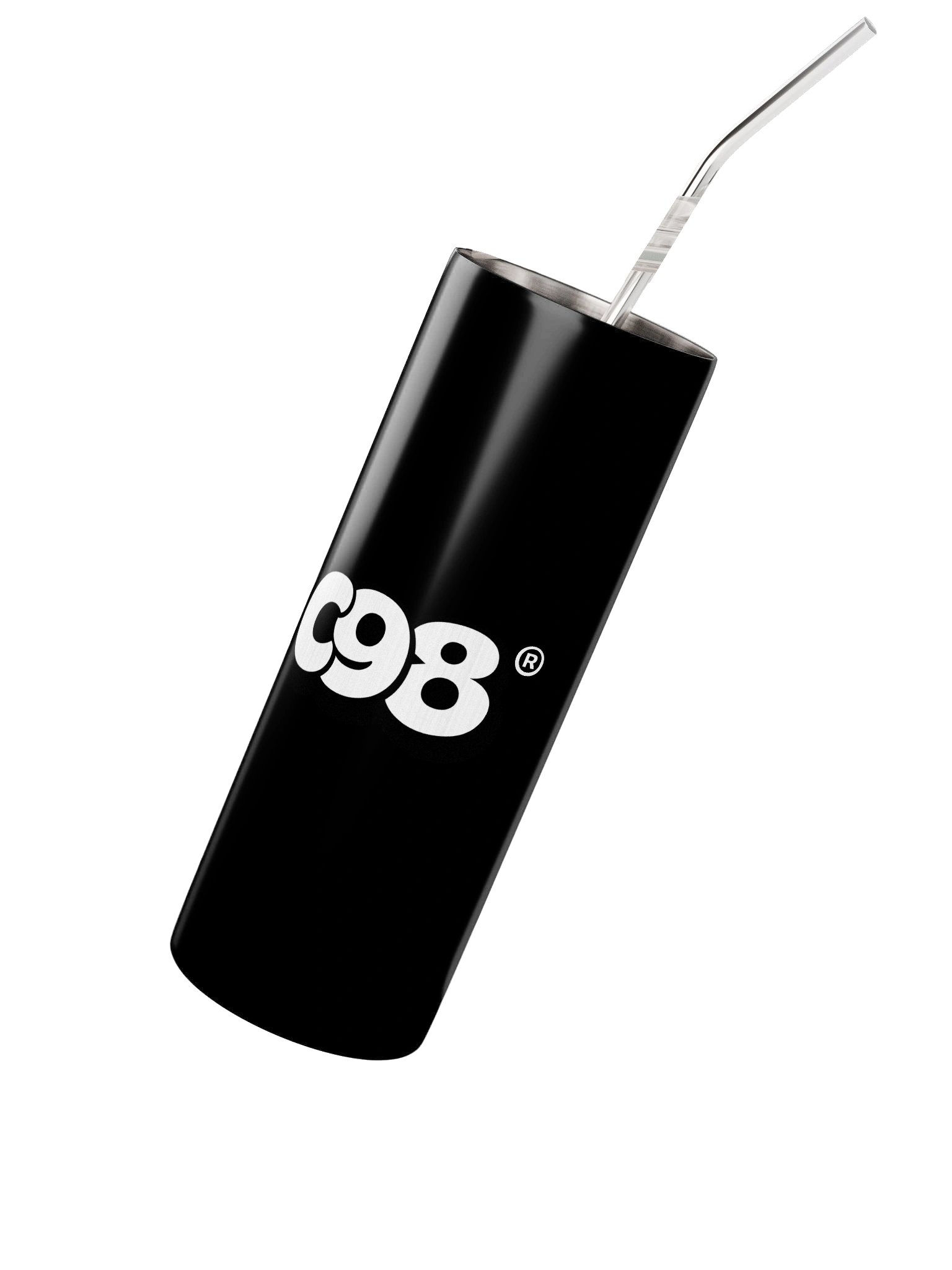 Bold White 'C98' Stainless Steel Tumbler product image (2)