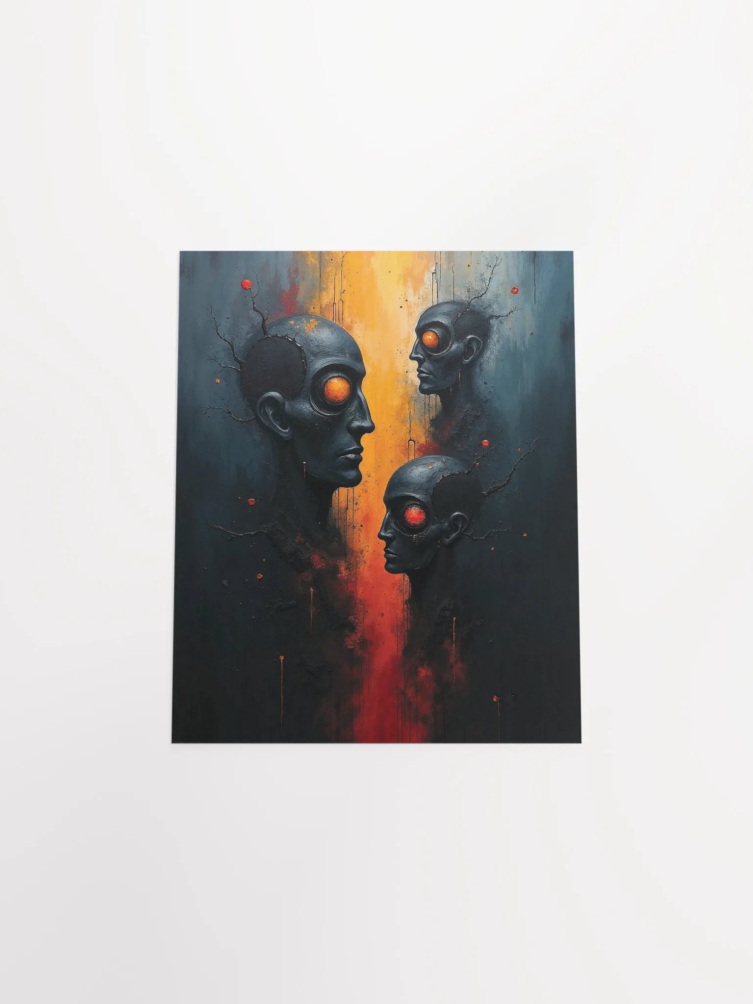 Ethereal Glowing Eyes Poster product image (27)