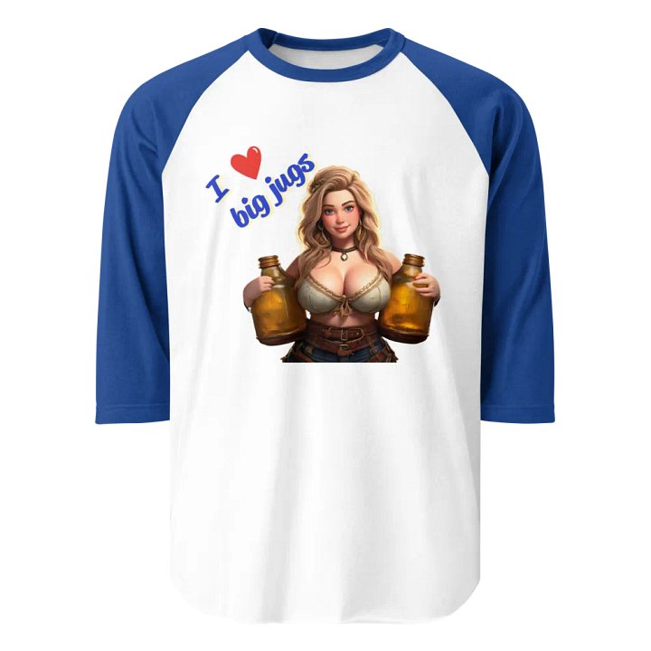 I ❤️ Big Jugs - Baseball Shirt product image (31)