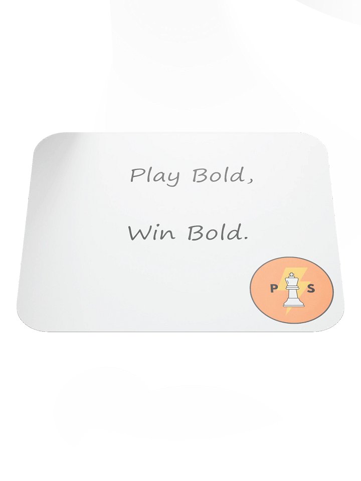 "Play Bold, Win Bold" Premium Gaming Mousepad product image (1)