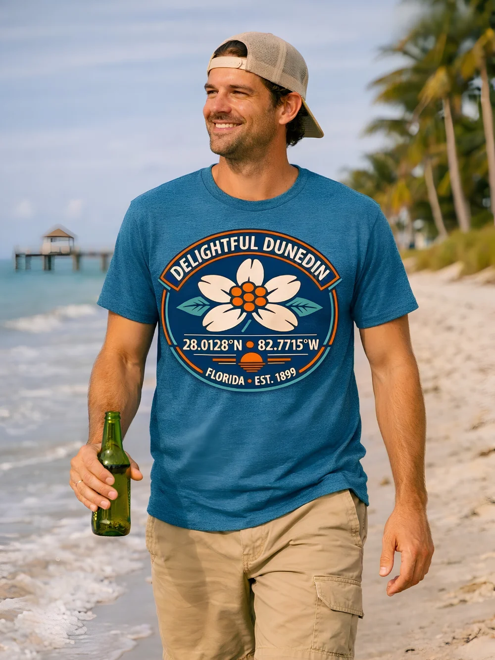 Delightful Dunedin Heritage Badge Tee product image (152)