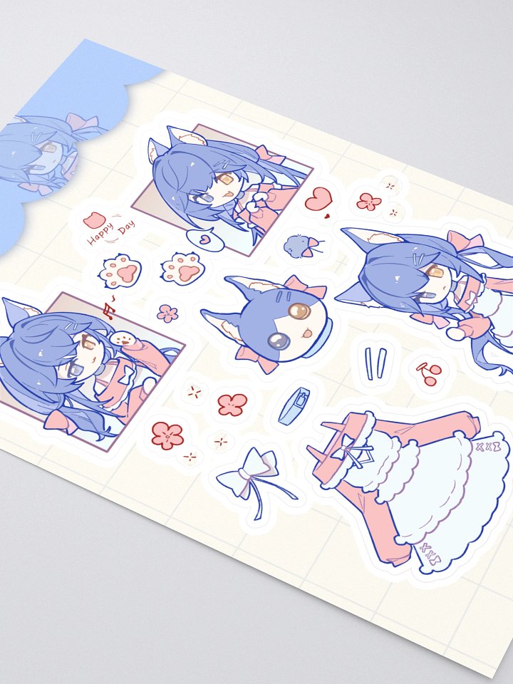 Girly Saphia Sticker Sheet product image (2)