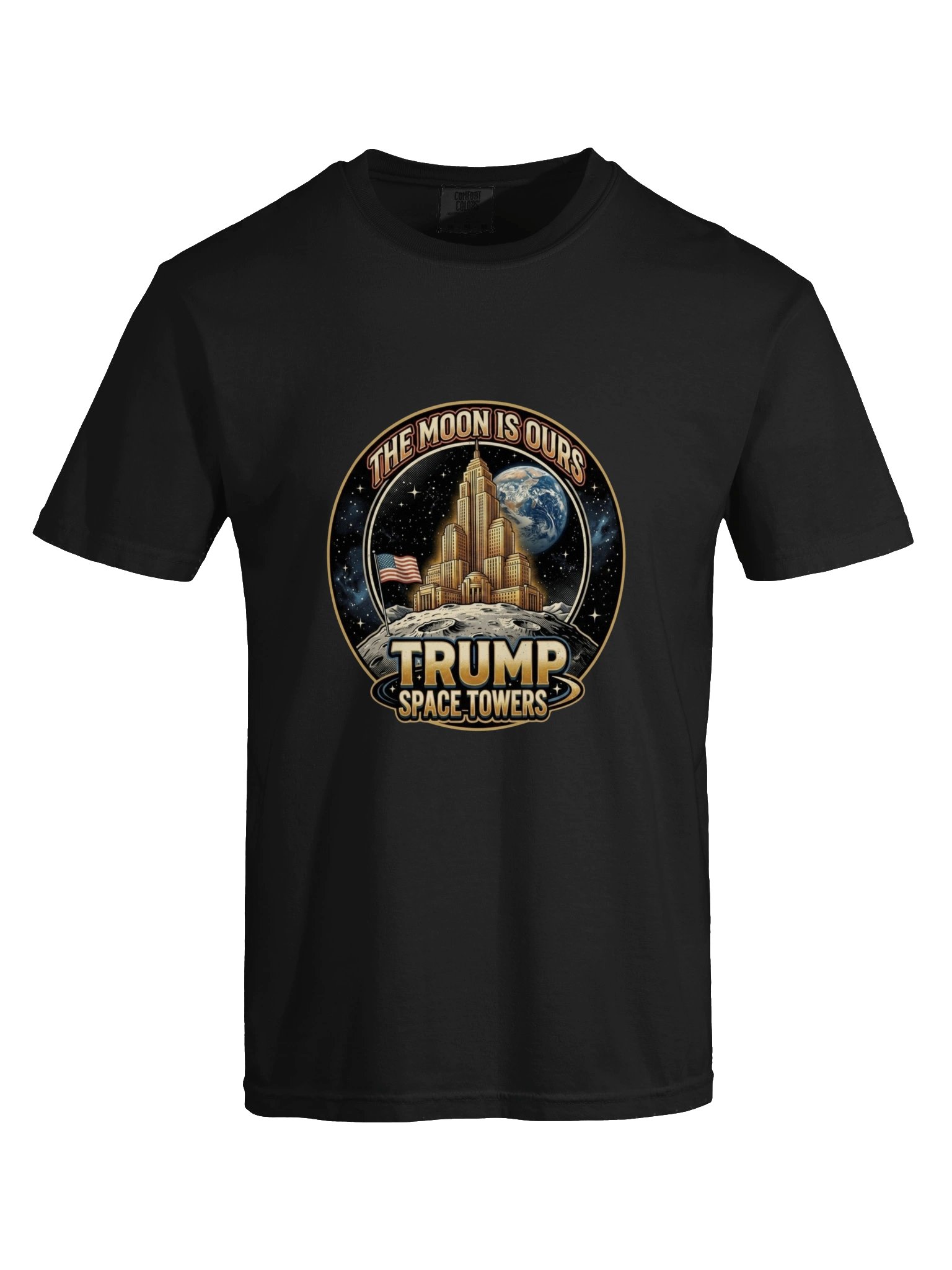 The Moon Is Ours Retro-Style T-Shirt product image (5)