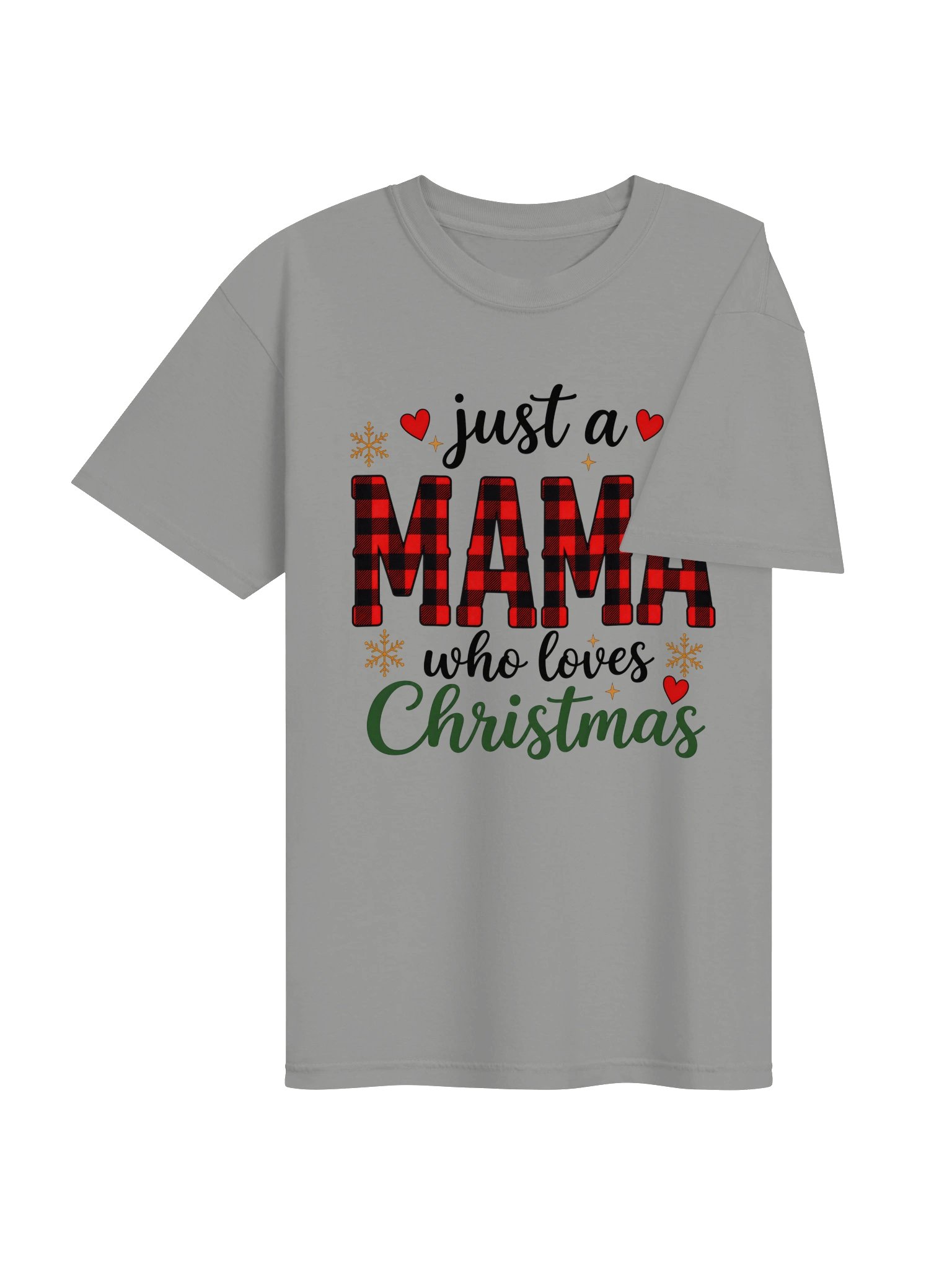 Just A Mama Who Loves Christmas T-shirt product image (17)