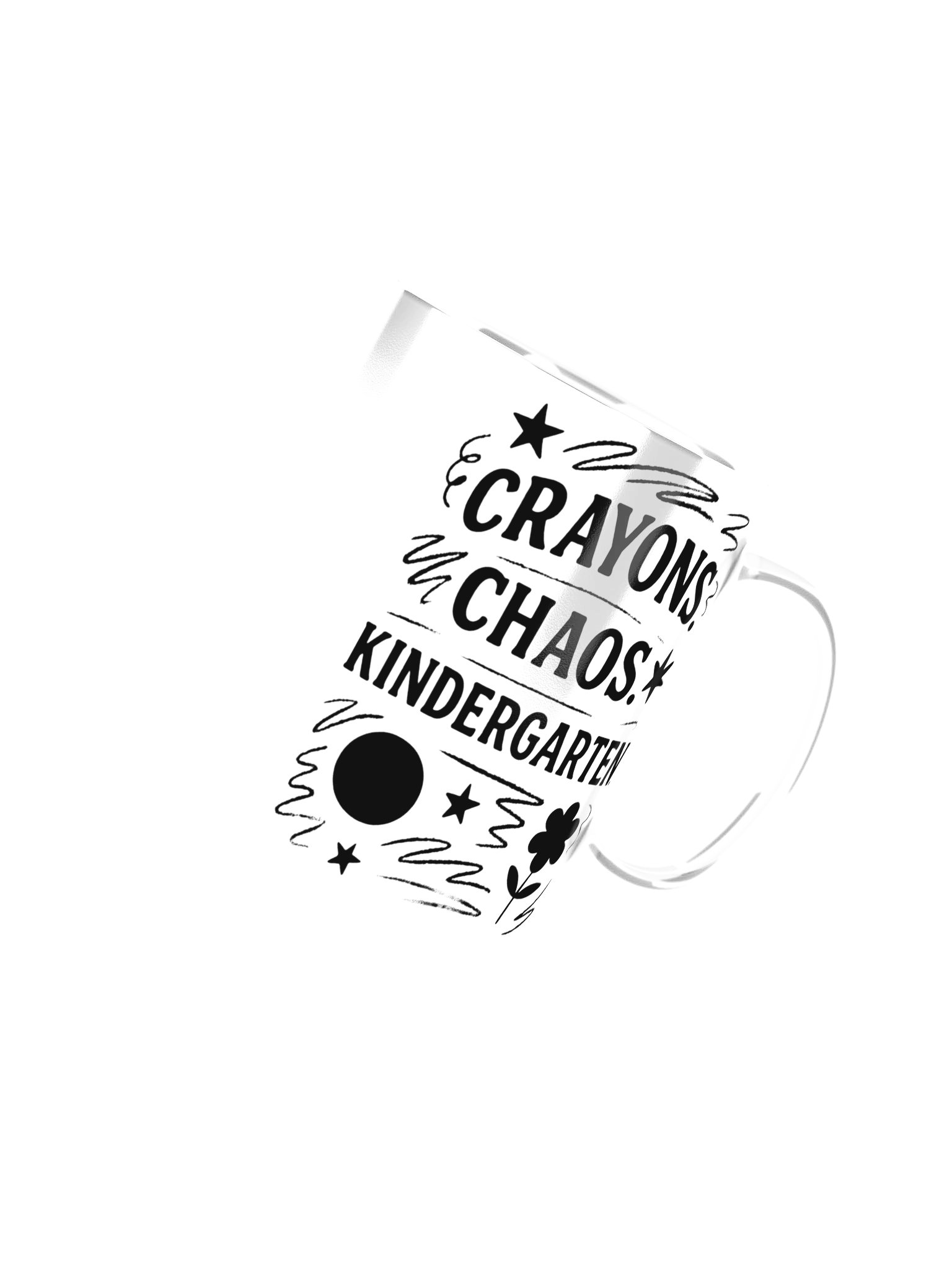 Crayons. Chaos. Kindergarten. Mug – Funny Teacher Coffee Cup product image (51)