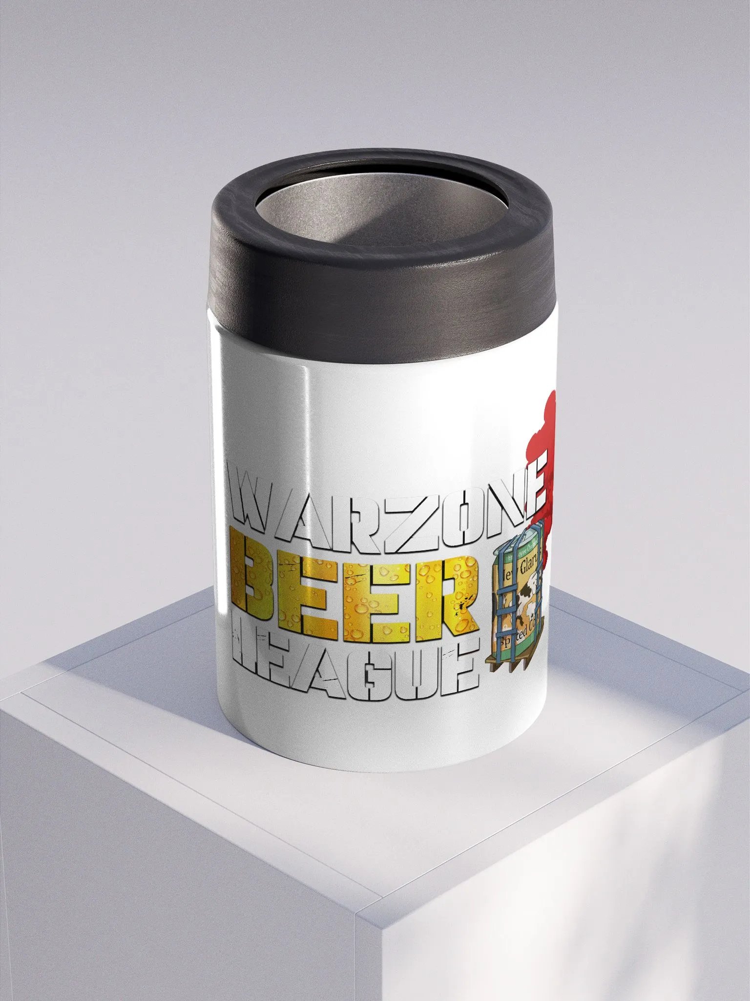 Warzone Beer League (Beer Loadout) - Stainless Steel Koozie product image (3)