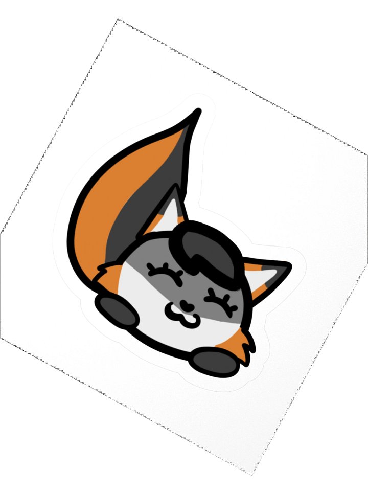 Foxbot sticker - happy product image (2)