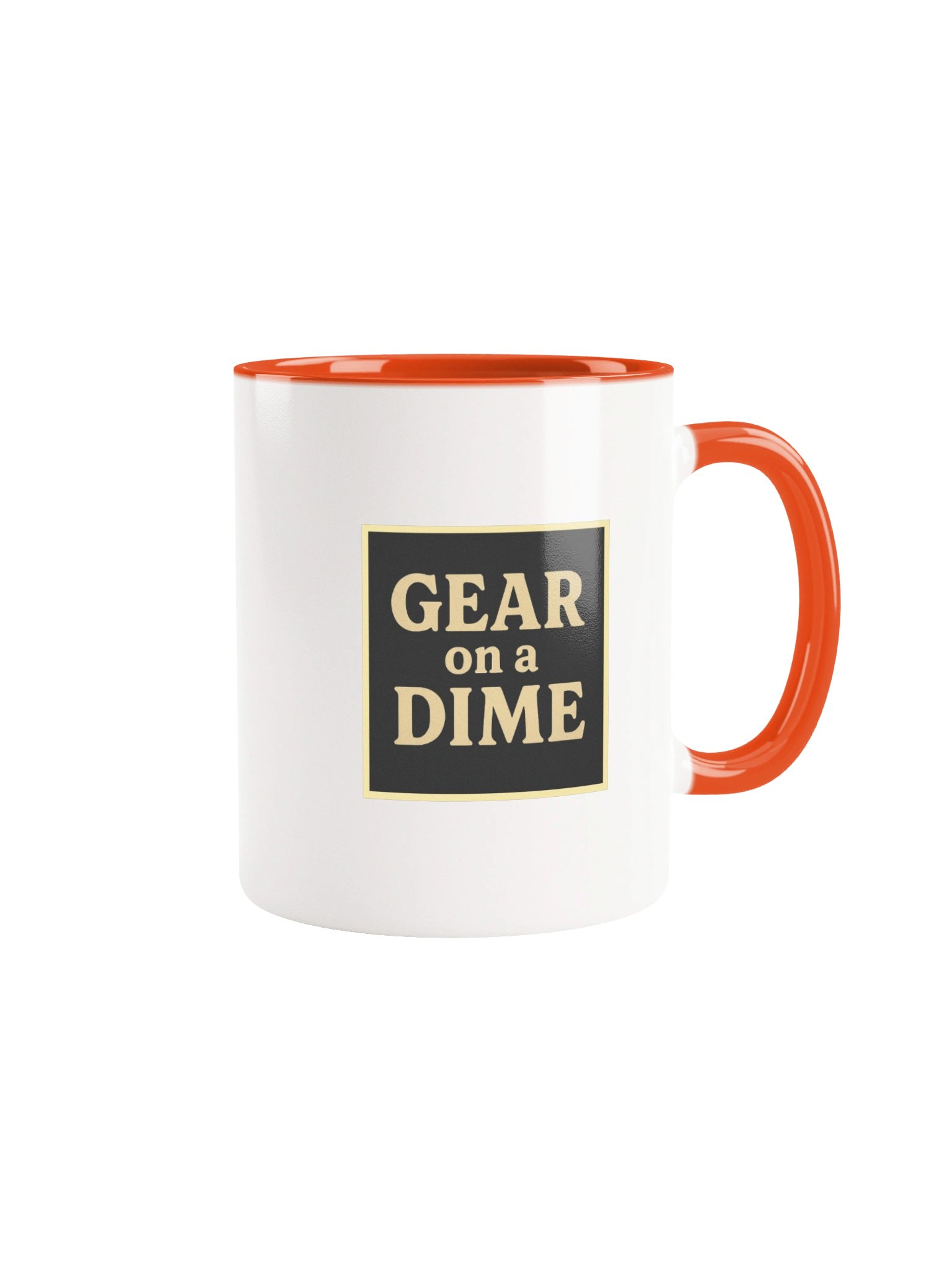 Gear on a Dime Logo Coffee Mug Ceramic Guitarist Mug. product image (1)