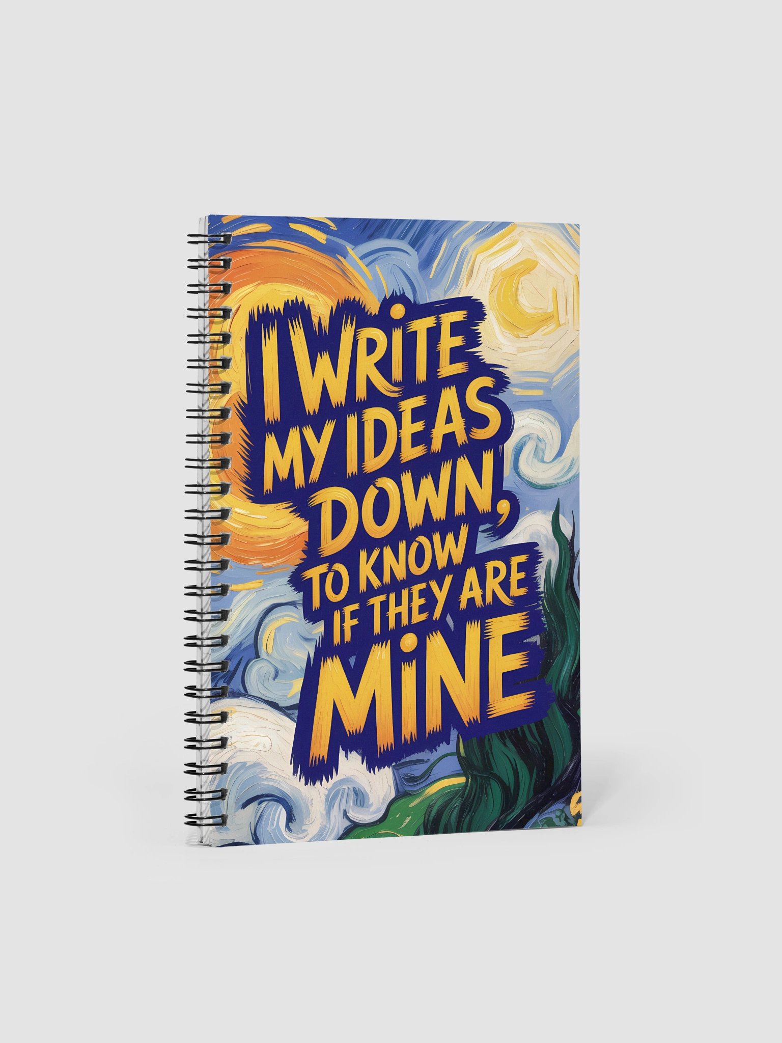 Human Design Open Ajna & Crown Notebook - Vincent Van Gogh Style product image (1)