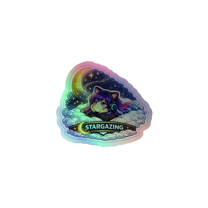 • AKC // Callie Sticker STARGAZING | Holographic | Callie Emote Badge Series product image (1)