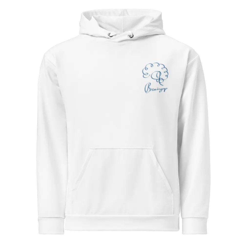 Braingap Signature Hoodie (Blue/White) product image (7)