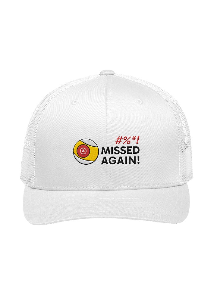 Missed Again! Logo Cap (Trucker - White) product image (1)