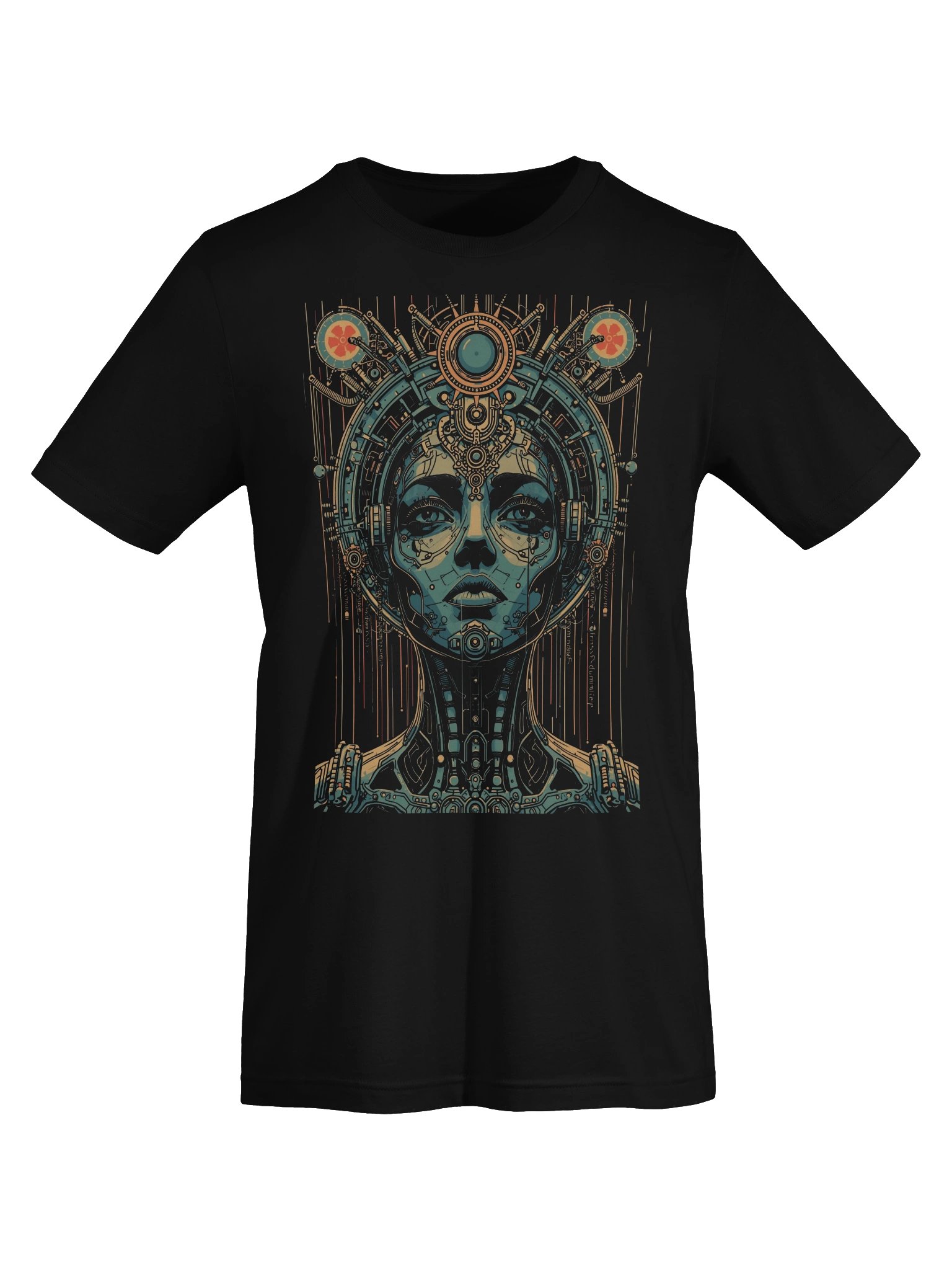 Cyber Muse Retro-Futurist Lightweight T-Shirt product image (4)