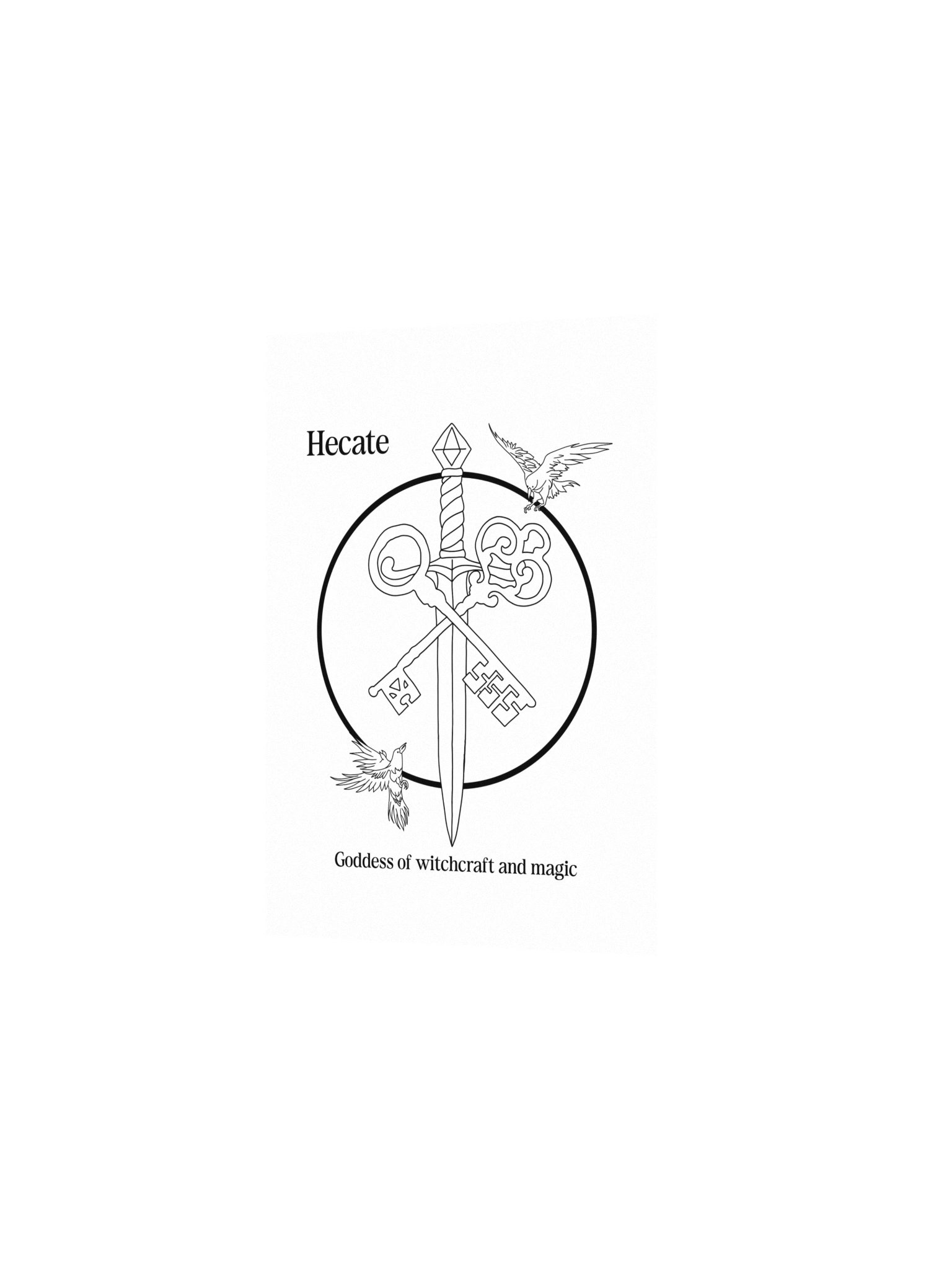 Hecate Poster Black Print product image (5)
