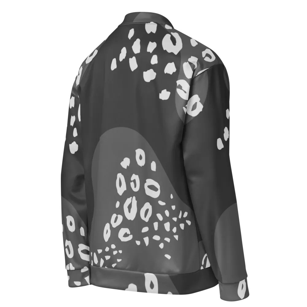 Grey Wild Blend All-Over Bomber Jacket product image (9)