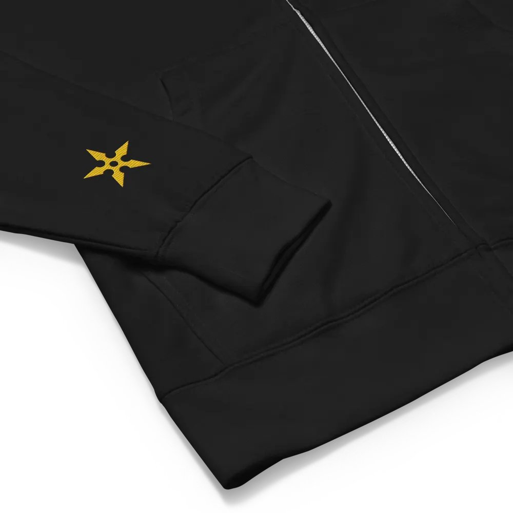 Golden Shuriken Zip-Up Hoodie product image (11)
