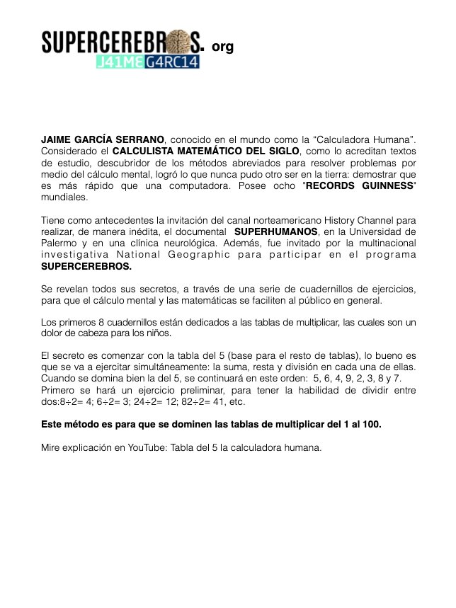 Cartilla Tablas de Multiplicar product image (3)