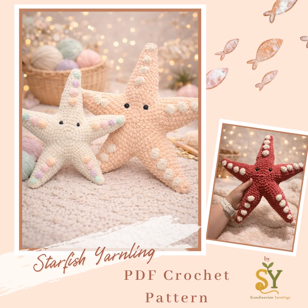 Crochet Pattern: Starfish Yarnling PDF product image (1)