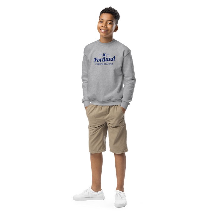 Kids PSC "Say Cheese" Sweatshirt (Blue Logo) product image (1)