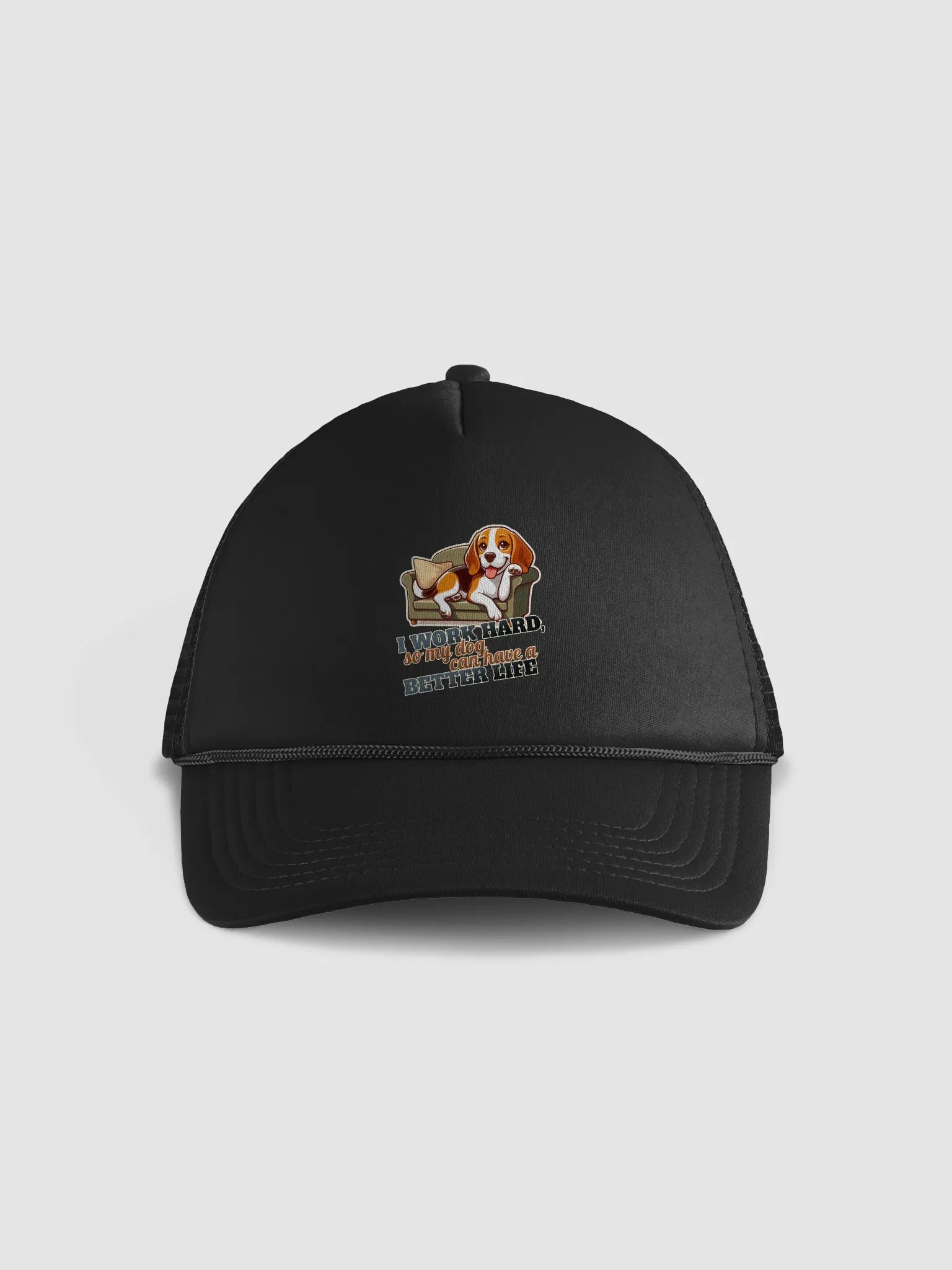 Work Hard - Beagle Sofa - Cap product image (1)
