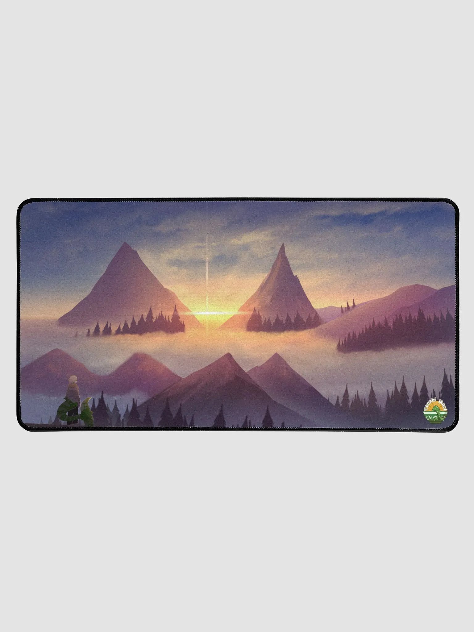 "Ikari Climbs Mountains" Desk Mat product image (1)