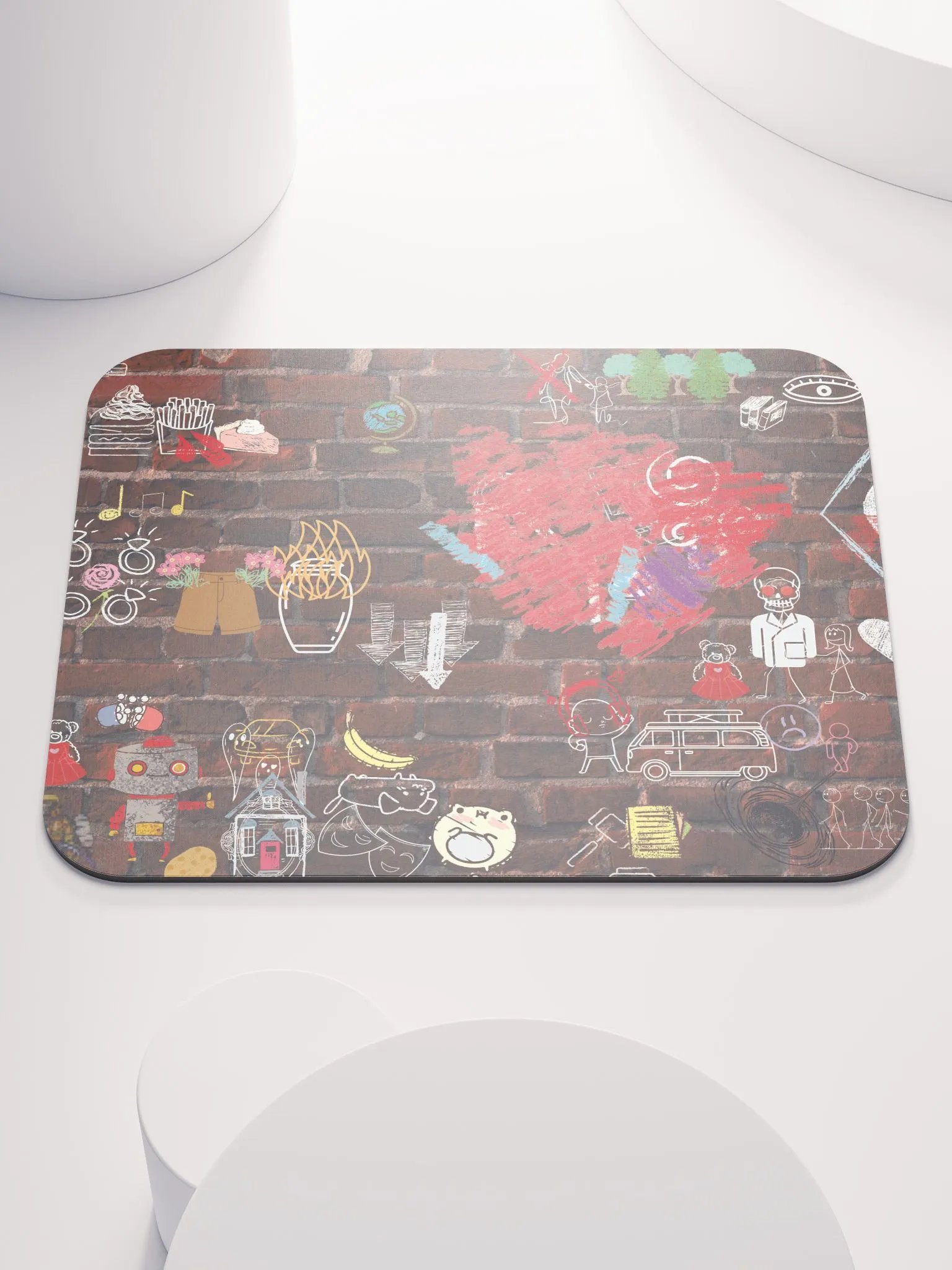 Posy Doodle Mouse Pad product image (4)