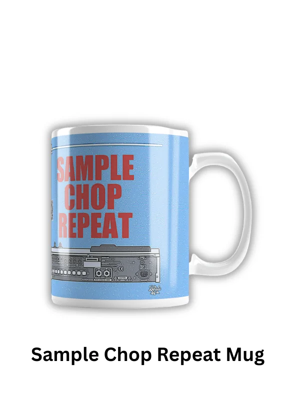"Sample, Chop, Repeat" Mug - Hip Hop MPC 2000XL Beat Machine Cup product image (3)