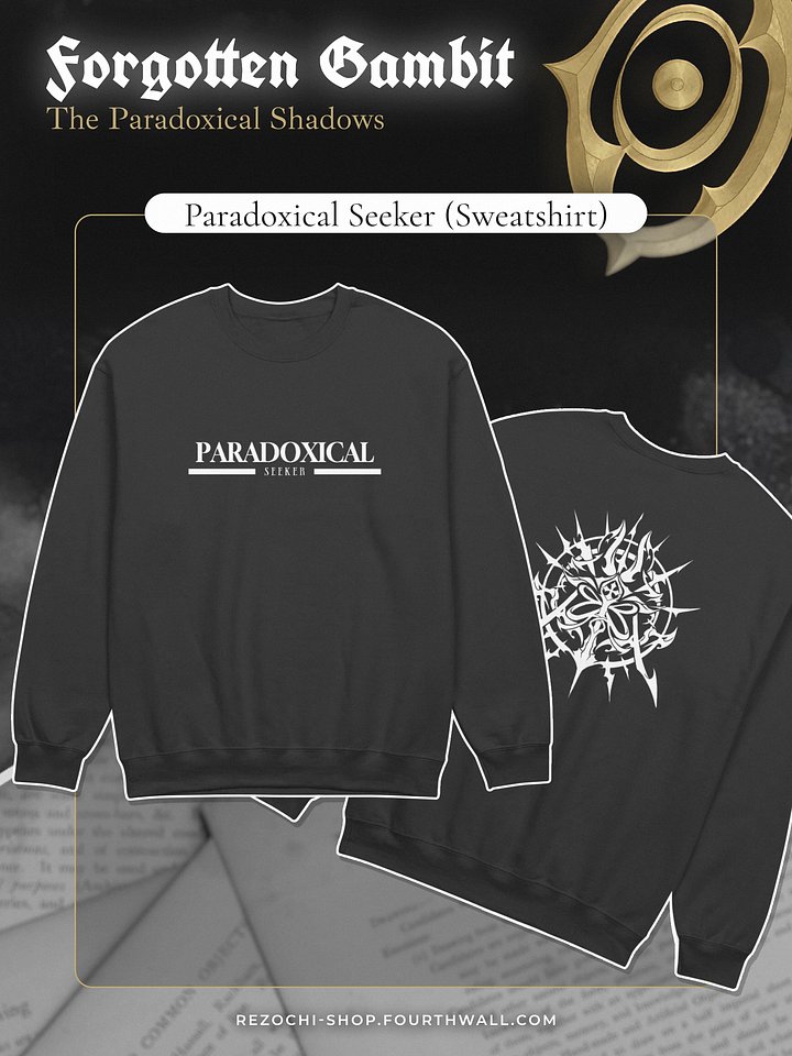 [Black] Paradoxical Seeker ※ Sweatshirt product image (1)