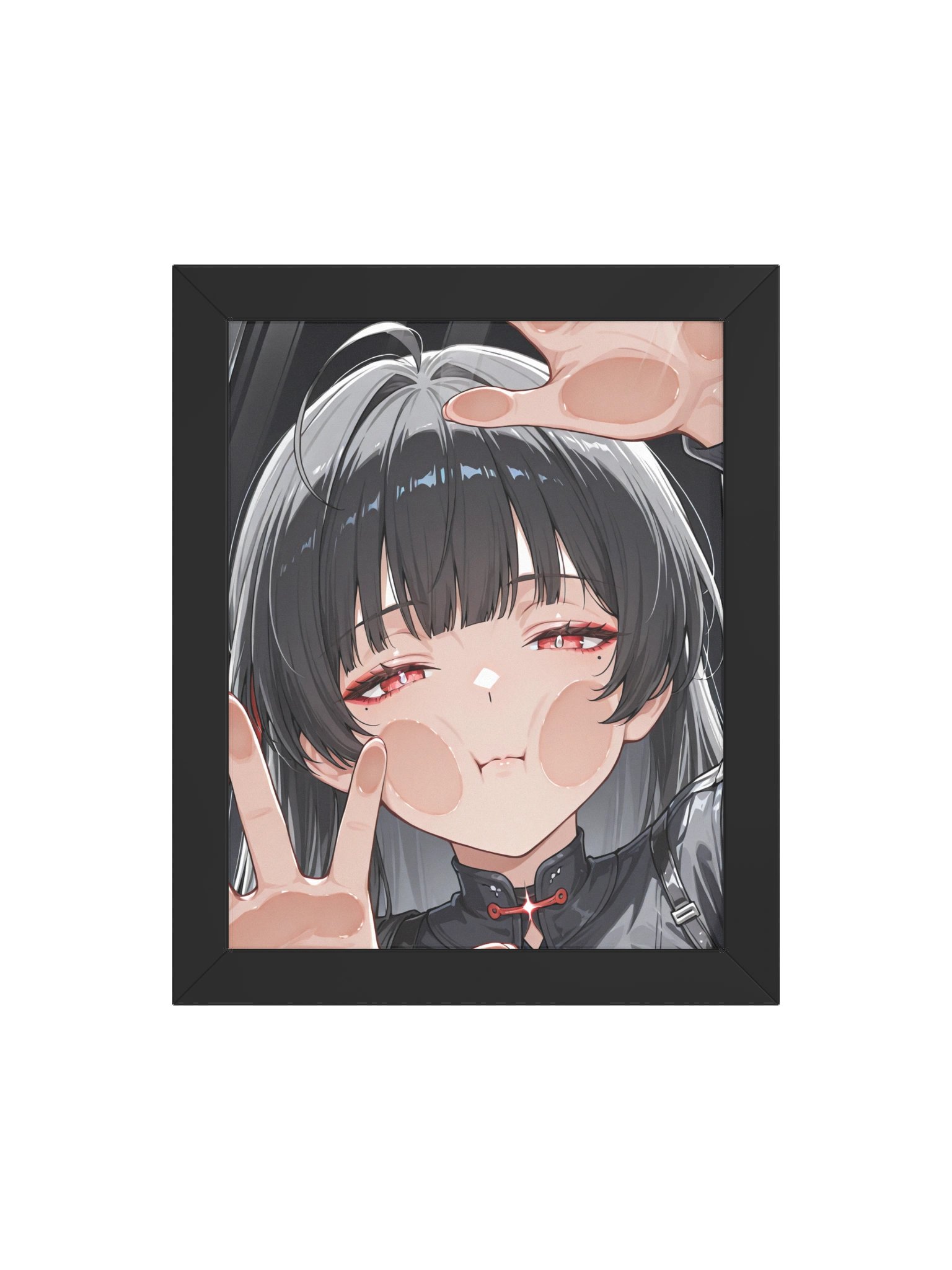 Cheeky chisa Character Framed Matte Poster product image (23)