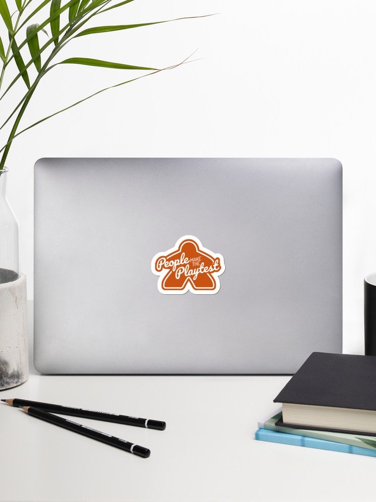 Big Meeple Orange PMTP Vinyl Sticker product image (2)