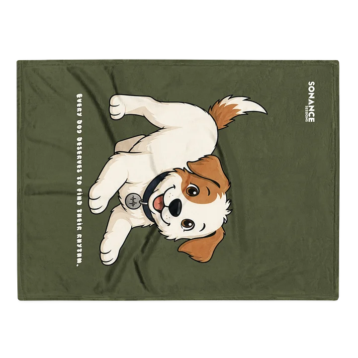 Sonance Dog Throw Blanket (Play) Saratoga Green product image (1)