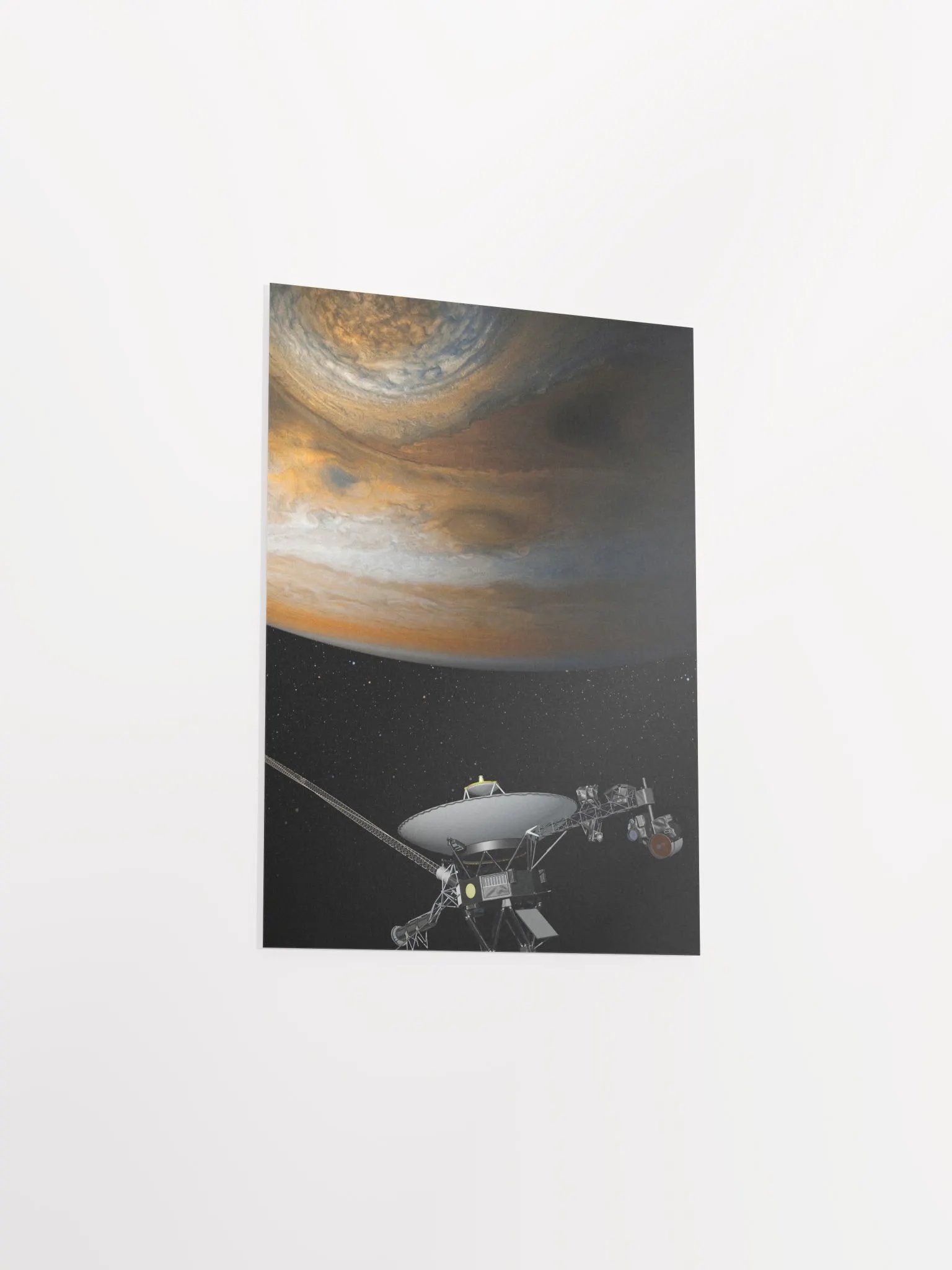 Jupiter and Voyager 1 (Up and down) — space poster, science poster, space photo, nasa poster product image (8)