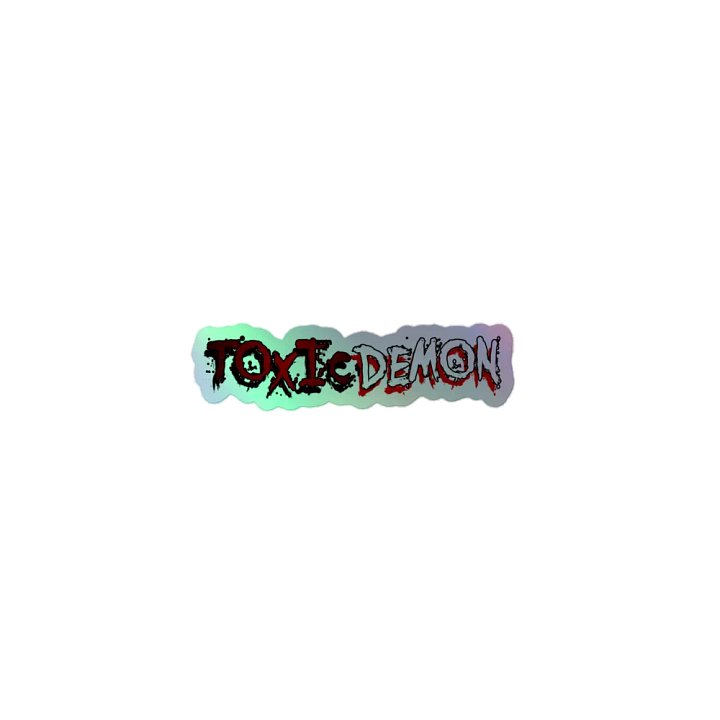 Toxic Demon Holographic Sticker product image (1)