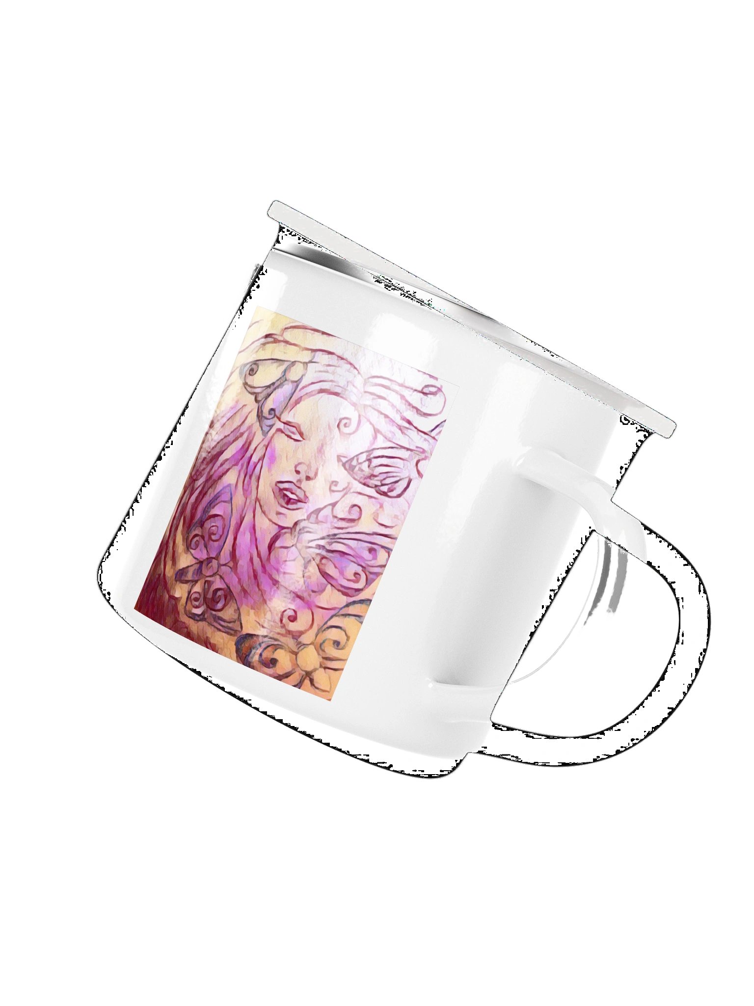 Rose Goddess Enamel Mug product image (3)